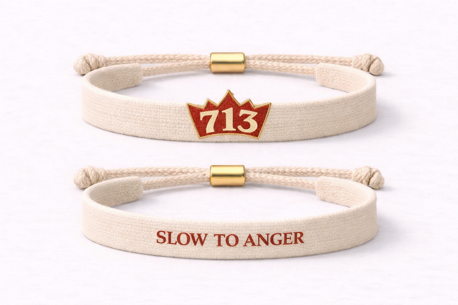 346 Wristband - Slow to Anger